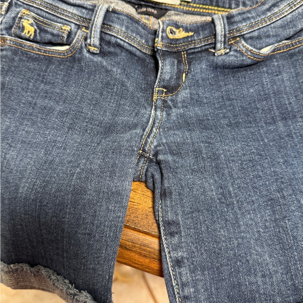 Abercrombie & Fitch Blue Denim Shorts
